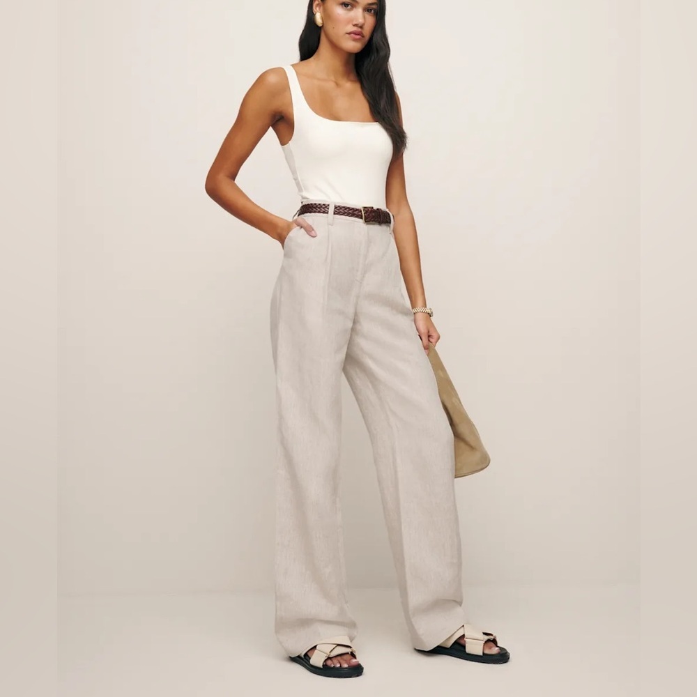 Reformation Alex Linen Pant